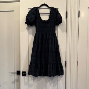 Hill House Louisa Nap Dress in Blackwatch Plaid